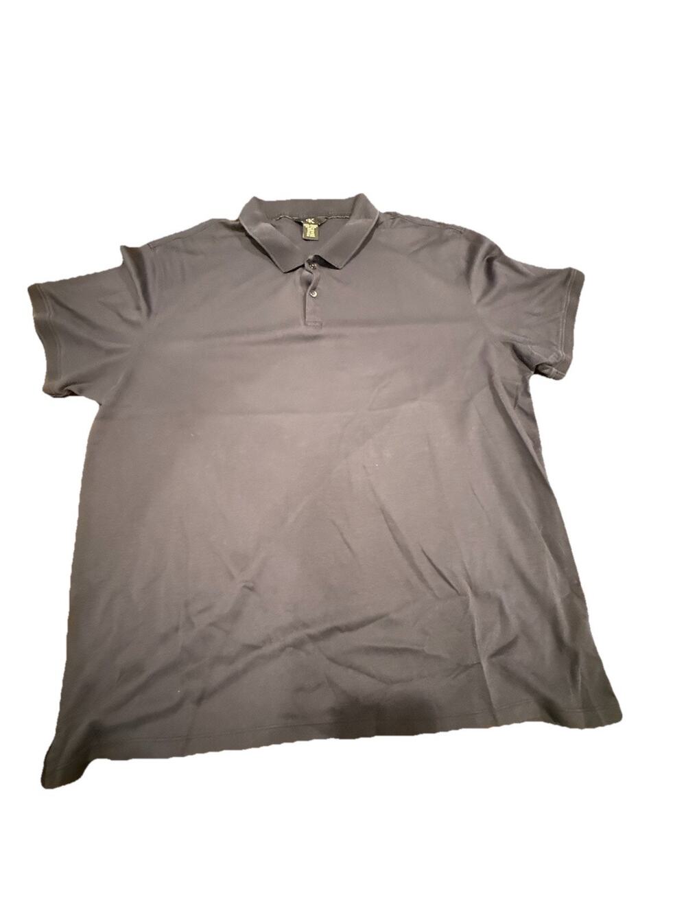 Calvin Klein Polo Shirt Mens XXL Navy Blue Short Sleeve Cotton
